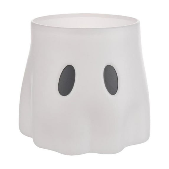 Uutvmp Halloween Ghost Bucket Vase, Cutest Ghost Bucket Decor, Ghost Vase Gift, Ghost Planter Pot, Ghost Candy Bowl, Treat Buckets Outdoor Garden Home Fall Decoration
