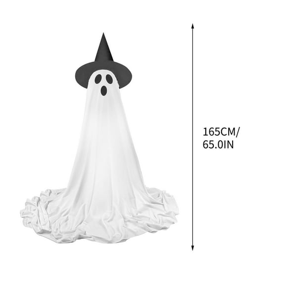 Uutvmp Halloween Ghost Decor, Light Up Ghost Kits, Halloween Decorations Indoor, Ghost Decor with LED String Lights, Ghost Lights for Porches Yards Gardens Lawn, Ghost Campfire Nightlight