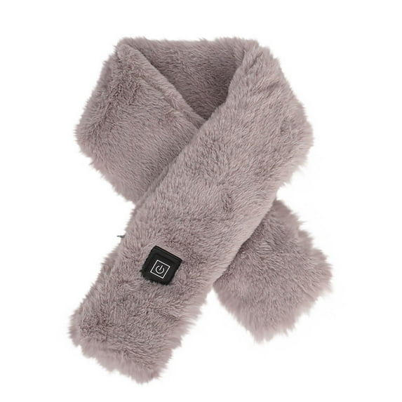 Uutvmp Heated Scarf for Women, Electric Heated Scarf with 3 Temperature Gears, Detachable Washable Electric Neck Warmer Scarf, for Stiffness Neck, for Women Men