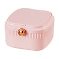 thumbnail image 1 of Uutvmp Jewelry Organizer Box,Ladies Jewelry Box with Mirror,Portable Dustproof Travel Jewelry Box for Teen Girls Earrings,Necklaces,Rings Bracelets (Pink), 1 of 6