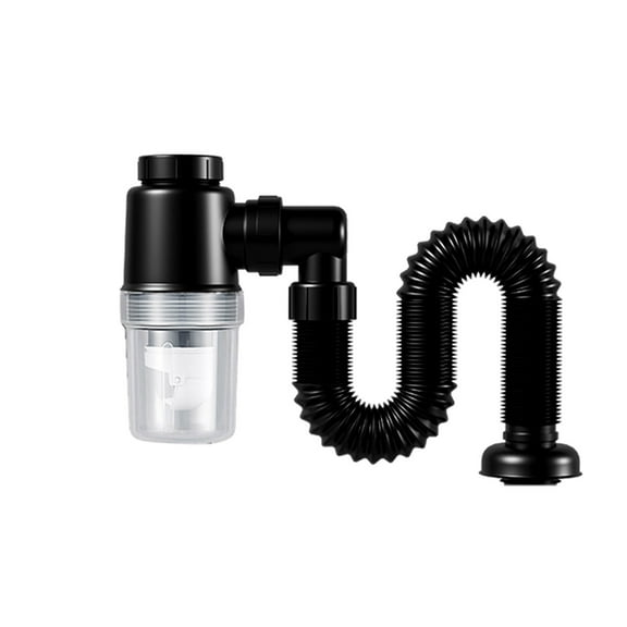 Uutvmp Kitchen Flexible Sink Drain Pipe, Sink Sewer Drain Hose, Anti Odor Drain Extension Tube, Bathroom Vanity Drain Pipe, Restroom Sink Drain Tube, Sink Drain Extension Tube