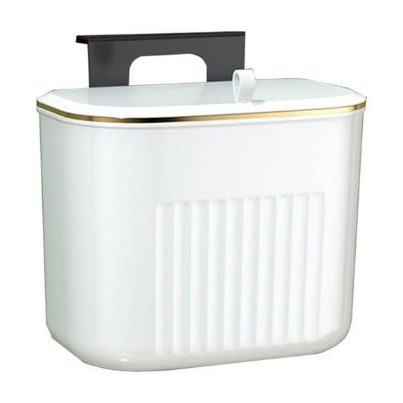 Uutvmp Kitchen Waste Bin, Wall-mounted Suitable for Household Bathroom Kitchen Bedroom with Lid, Waste Basket Kitchen Waste Special Storage Bin
