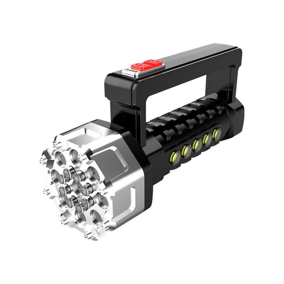 Uutvmp LED Flashlight, 1000 Lumens Super Bright Flashlight Zoomable Rechargeable Flashlight With 4 Modes Powerful Handheld Flashlight Power Display