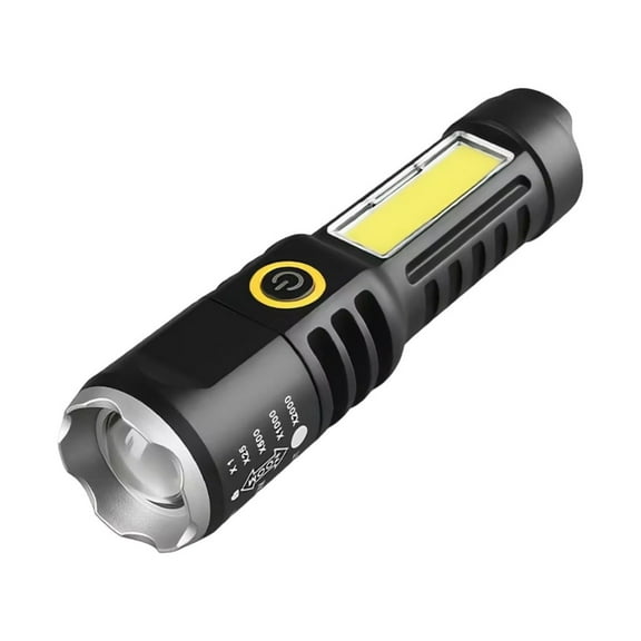 Uutvmp LED Flashlight 1000 Lumens Super Bright Flashlight Zoomable Rechargeable Flashlight With 4 Modes Powerful Handheld Flashlight