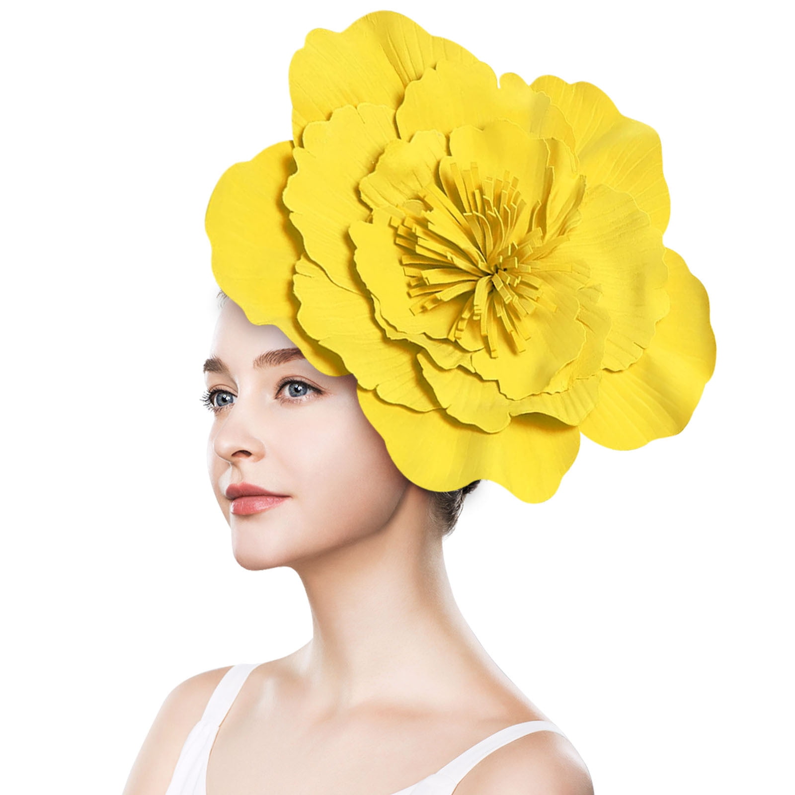 Uutvmp Large Flower Fascinators for Girls, Women Tea Party