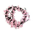thumbnail image 1 of Uutvmp Lighted Cherry Blossom Garland with Timer 48 LED Fairy Lights 5.2FT for Mantle, Artificial Flower Vines with Lights 8 Modes Battery Operated Home Fireplace Wedding Party Room Decor, 1 of 9