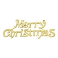 thumbnail image 1 of Uutvmp Merry Christmas Signs, Decorative Glittery Hanging Signs for Xmas, Gold Merry Christmas Tree Wreath Decorations Accessories Hanging Ornaments, 1 of 4