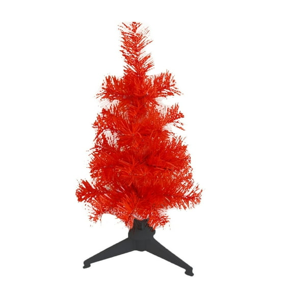 Uutvmp Mini Christmas Tree, Artificial Table Top Christmas Colorful Tree, Small Xmas Tree with Plastic Stand for Holiday Christmas Party Supplies, Home Indoor Decoration