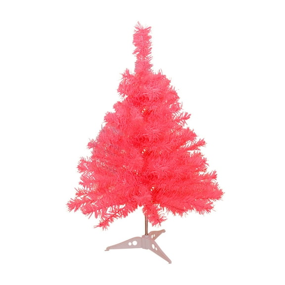 Uutvmp Mini Christmas Tree, Artificial Table Top Christmas Colorful Tree, Small Xmas Tree with Plastic Stand for Holiday Christmas Party Supplies, Home Indoor Decoration