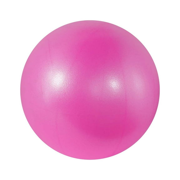 Uutvmp Mini Exercise Ball, 9.84 Inch Small Gym Ball with Inflatable Straw for Yoga, Pilates, Stability, Barre, Physical Therapy, Stretching and Core Training, Improves Balance, Strength