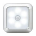 thumbnail image 1 of Uutvmp Motion Sensor Night Light, Cordless Battery-Powered LED Nightlight, Stick-on Closet Light, Safe Stair Light Step Light, Mini Wall Lamp for Indoor Bedroom, Bathroom, Hallway, Kitchen (White), 1 of 6