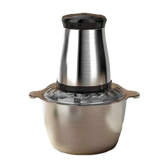 Uutvmp Multifunctional Stainless Steel Meat Grinder, Stainless Steel Electric Meat Grinders Food Processor for Home Kitchen Commercial Use, Strong Power Mincers for Meat Vegetable