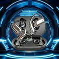 thumbnail image 1 of Uutvmp Open Ear Headphones Bluetooth LED Digital Display Charging Case, Wireless Earbuds with Earhooks Waterproof Earphones for Sport Workout Running Fitness, 1 of 6