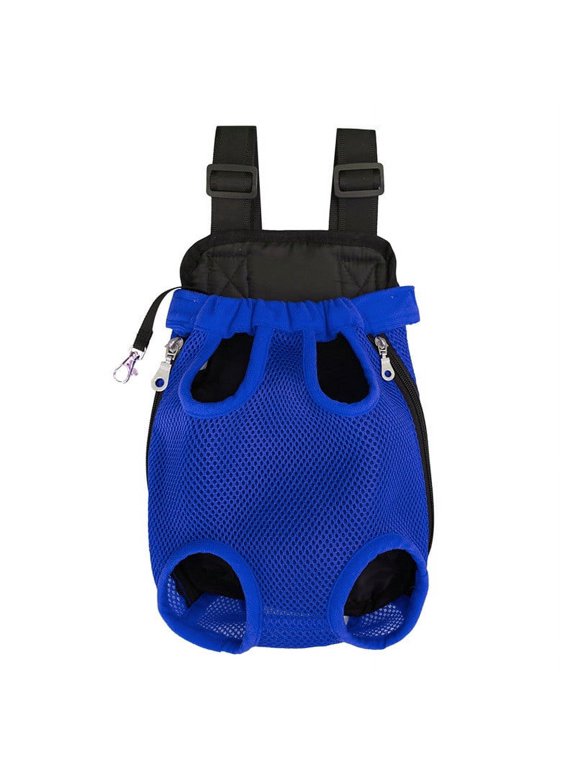 Pet Carrier Backpack, Adjustable Pet Cat Dog Carrier Backpack Travel Bag, Legs Out, Dog Carrier for Hiking Camping Travel, Sling Bag for Small Medium Dog Cat, L