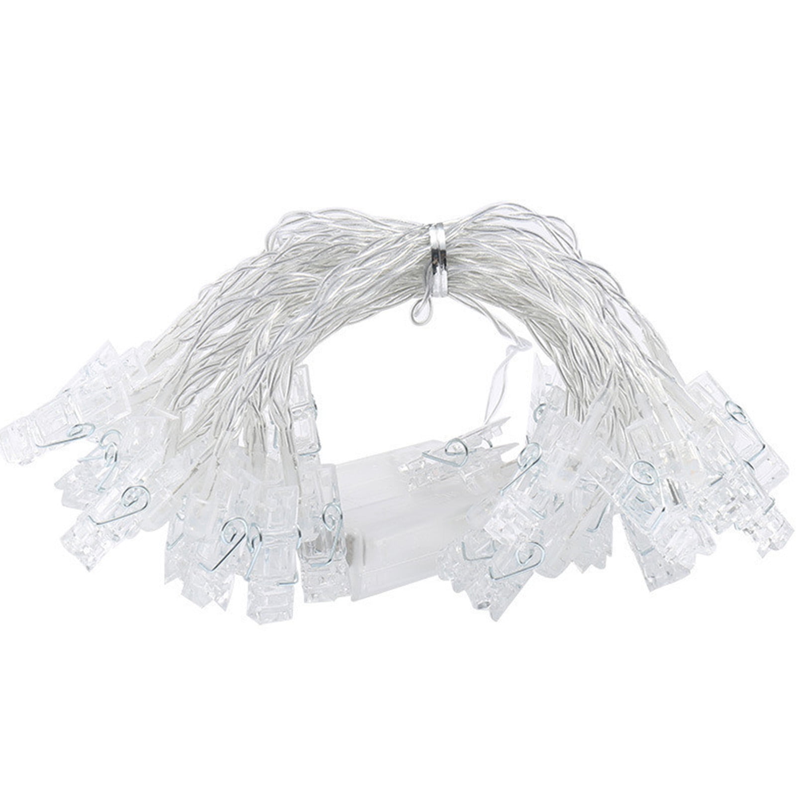 Individual String Light Clips Uutvmp Photo Clip String Lights, 19.68ft 60LED Fairy String Lights ...