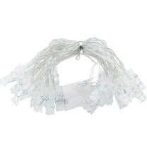 Uutvmp Photo Clip String Lights, 6.56ft 20LED Fairy String Lights Battery Operated String Lights with Clips for Hanging Photos, Pictures, Cards, Ideal for Christmas, Wedding, Birthday and Parties