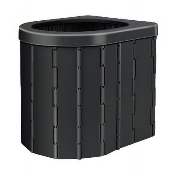 Uutvmp Portable Toilet, Camping Toilet for Adults with Lid, Folding Bathroom Toilet with Bags, Large Capacity, Portable Potty for Hiking, Camp, Road Trip, Travel, Car, Tent and Truck Driver