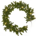 thumbnail image 1 of Uutvmp Pre-Lit Artificial Christmas Garland, Snow Flocked Christmas Garland with Lights, Holiday Garland Vine for Mantle Fireplace Christmas Thanksgiving, 1 of 6