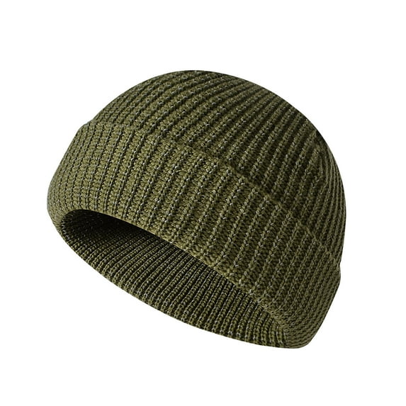 Uutvmp Reflective Beanie for Men Women, Beanie Reflective Winter Hat, Glowing in The Dark Beanie, Night Running Walking Beanie Hat