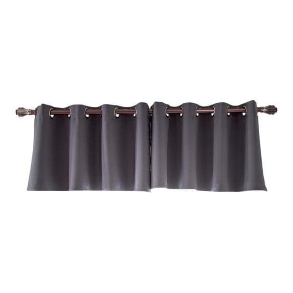 Uutvmp Short Curtain, Solid Color Curtains Rectangle Curtains, Effortless Installation Solid Color with Rod Pocket Short Tier Drapes for Bedroom Kitchen, Dinning Room
