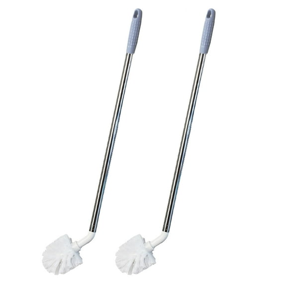 Uutvmp Stainless Steel Water Bucket Bottle Brush, Bottle Brush for 5 Gallon Jug, 1 To 5 Gallon Water Bottle Cleaner Brush, 17" Long Bottle Brush Replaceable Brush Head, 2Pcs