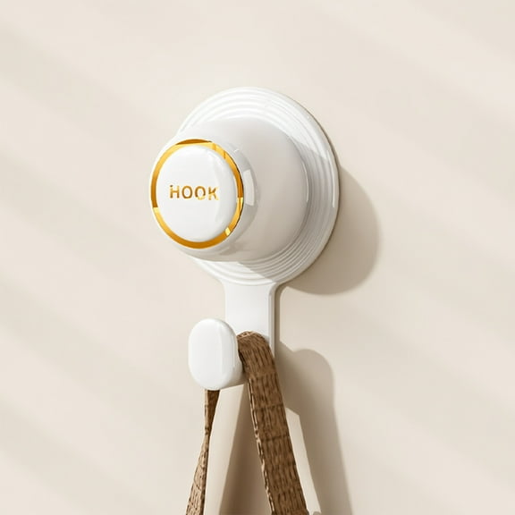 Uutvmp Suction Cup Hooks for Shower, Heavy Duty Vacuum Shower Hooks for Inside Shower, Super Suction for Kitchen Bathroom Restroom