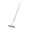 thumbnail image 1 of Uutvmp Swivel Floor Brush Scrub Brush with Long Handle Shower Cleaning Tools Tile Scrubber Grout Cleaner Handle Floor Brush Floor Scrub Brush Flooring Floor Scrubber White Stainless Steel, 1 of 7