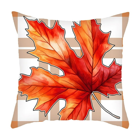 Uutvmp Thanksgiving Pumpkin Sunflower Pillowcase Night Scenery Pumpkin Pillowcase, Thanksgiving Pillow Cases Autum Pillowcase Decorations for Home Sofa Couch(17.7x17.7 in)