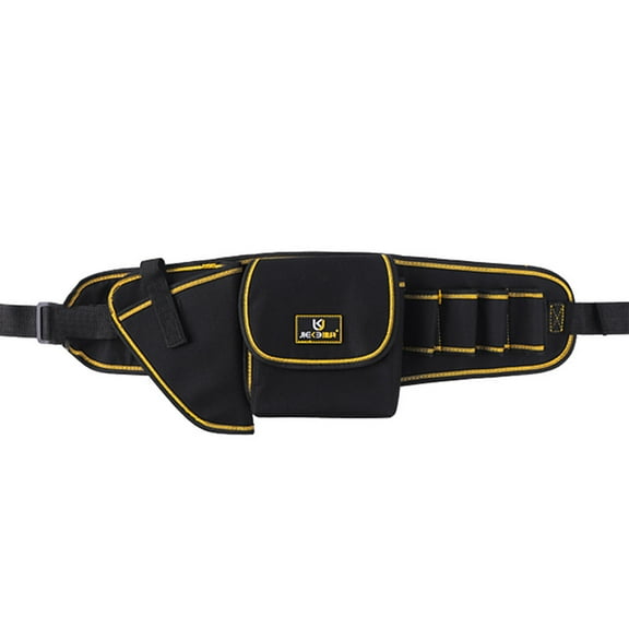 Uutvmp Tool Pouch Belts with Quick Release Buckle, Multi-Pockets Professional Small Electrical Maintenance Work Pouch Bag, Adjustable Utility Belt, Technician's Tool Holder Work Organizers