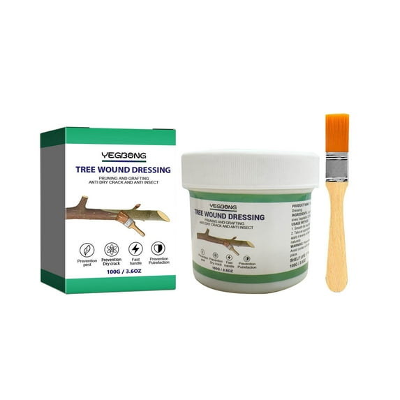 Uutvmp Tree Wound Sealer, Tree Pruning Sealer, Tree Grafting Supplies, Tree Wound Sealer Healing Paste, Bonsai Cut Paste, Pruning Sealer and Tree Wound Dressing for Trees, Shrubs, Roses
