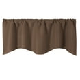 thumbnail image 1 of Uutvmp Valances for Windows Blackout, Valance Curtain for Kitchen Solid Rod Pocket 52x18 inch Long, 1 of 1