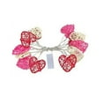 thumbnail image 1 of Uutvmp Valentines Heart String Lights, Vintage Rattan Heart Shaped String Lights, 4.92ft 10LEDs Fairy Battery Operated Twinkle Light for Valentine's Day Wedding Indoor Outdoor Bedroom Party, 1 of 1