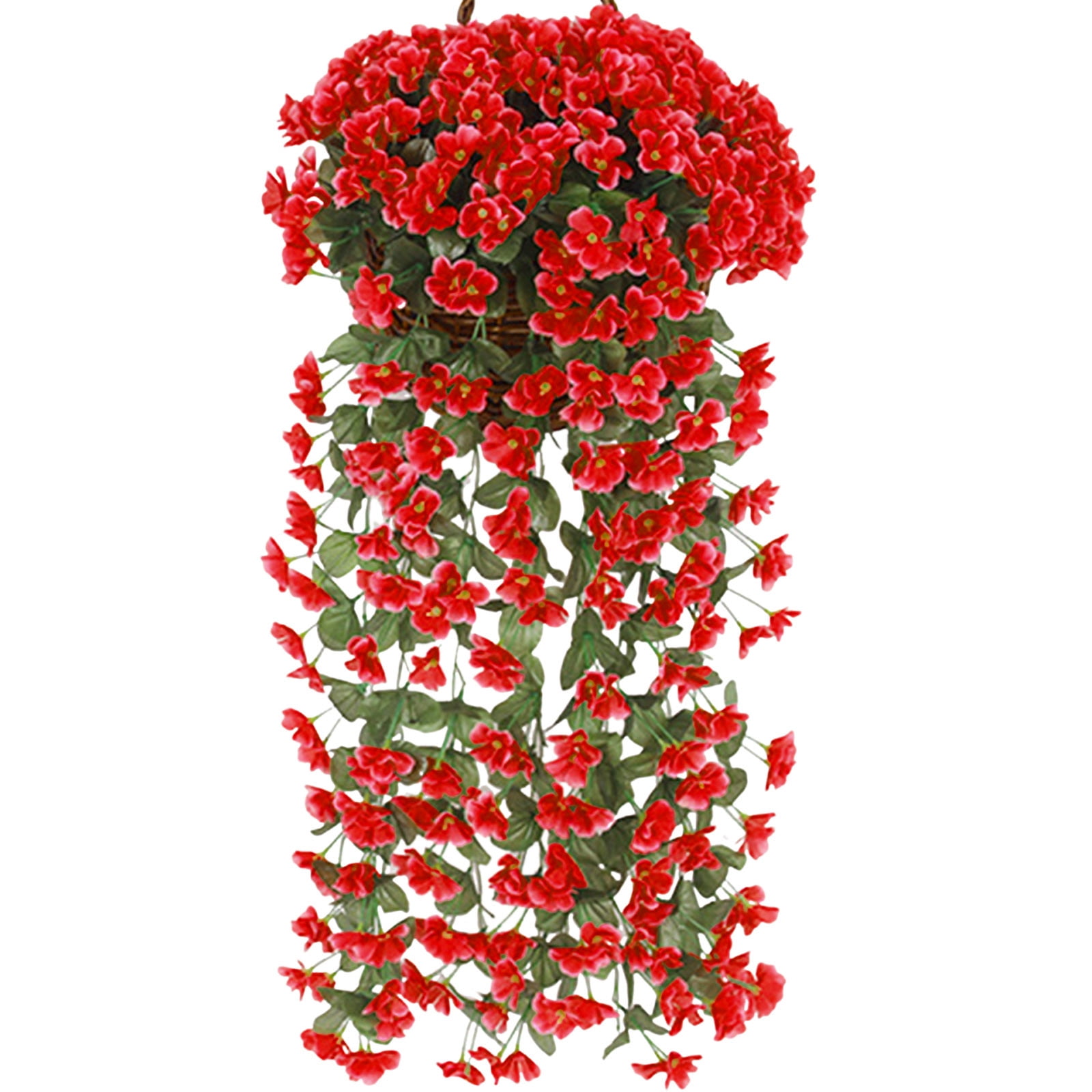 Uutvmp Vivid Artificial Hanging Orchid Bunch, Silk Long Hanging Bush ...