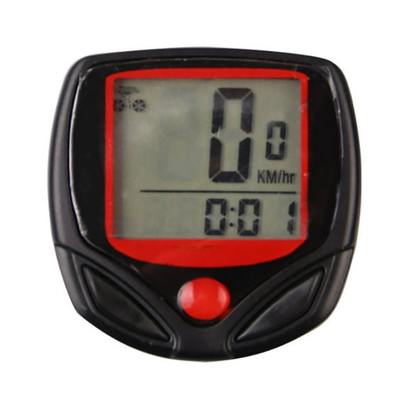 Uutvmp Waterproof Bike Computer with LCD Digital Display Bicycle Odometer Cycling Wired Speedometer Riding Accessories