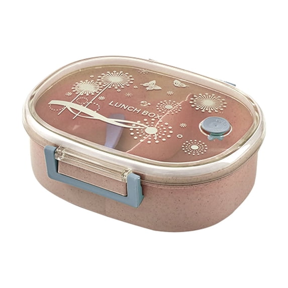Uutvmp Wheats Straw Layer Lunch Box, Mobile Phone Holders Lunch Box, Student Office Worker Lunch Box Microwaveable Lunch Box