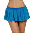 thumbnail image 1 of Uuwenda Women Skirts Sexy Pleated Mini Skirt Ruffle Lingerie For Blue L, 1 of 8