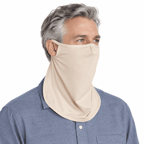 Uv Face Shield - Upf 50+ Sun Protectionone In Beige