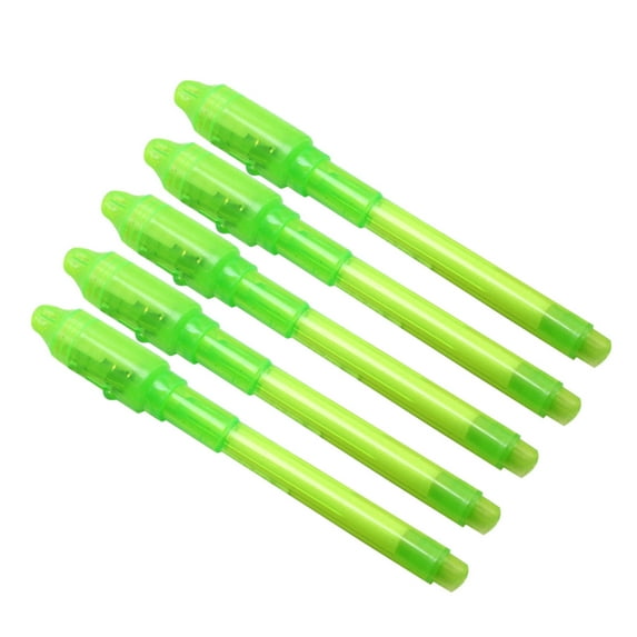 Uv Invisible Ink Pen (Magic Detection Lamp), Uv Light Detects Counterfeit Currency, Invisible Ink Charm Lamp Pen Uv Big Head Uv Currency Detector Lamp Pen 2Ml(#B), By Meiiso