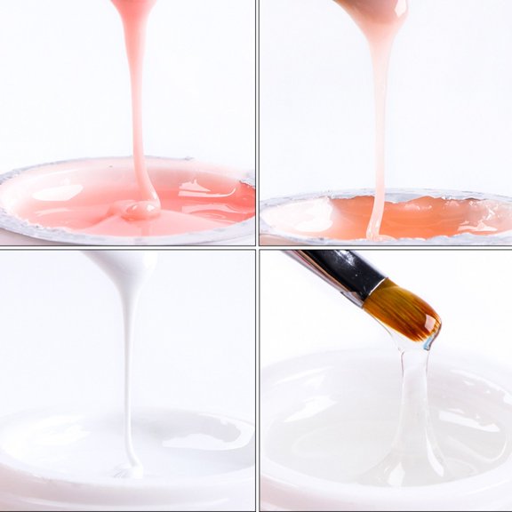 Uv Nail Extension Gel - 15Ml Nail Lengthening Fiber Holder Fast Lengthening Detachable Uv Glue, Nail Tools, Nail File, Easter, St. Patrick'S Day, Valentine'S Day, Wedding, Season, Makeup Organizers