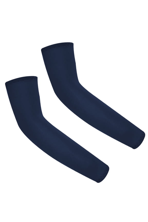 Uv Protection Arm Sleeves, Cooling Sports Sleeves for Outdoor Activities, Stretchable Sun Guard for Men and Women Blue