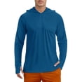 thumbnail image 1 of Uv Protection Shirts for Men Upf 50+ Sun Protection Long Sleeve Tops Lightweight Water Shirts for Athletic Running Gym Workout, 1 of 5