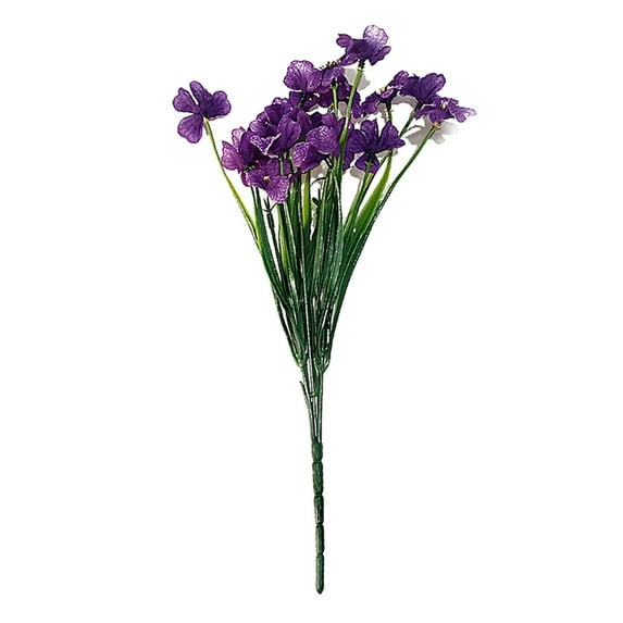 Uv-Resistant Artificial Outdoor Flowers - Realistic Fake Plants for Garden, Planter, Yard, Patio, And Home Decor, Fade-Proof & Weather-Proof, No Maintenance Neededharlik