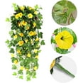Uv Simulation Artificial Flowers For Outdoors 115 Flowers Hanging