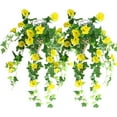 Uv Simulation Artificial Flowers For Outdoors Hanging Baskets With