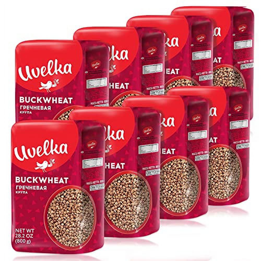 Uvelka Buckwheat Groats 800 .. Gram, Pack of 8