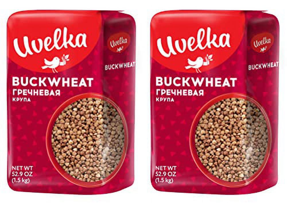 Uvelka Buckwheat Groats Extra Uvelka, 1500 gr (Pack of 2)