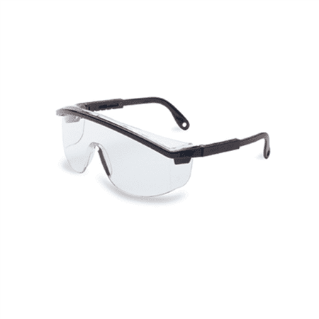 Uvex Black Frame Clear Lens