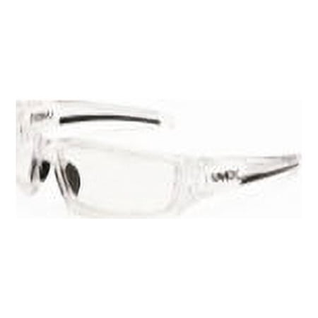 Uvex Hypershock Safety Glasses, Clear Frame with Clear Lens & HydroShield Anti-Fog Coating - S2970HS
