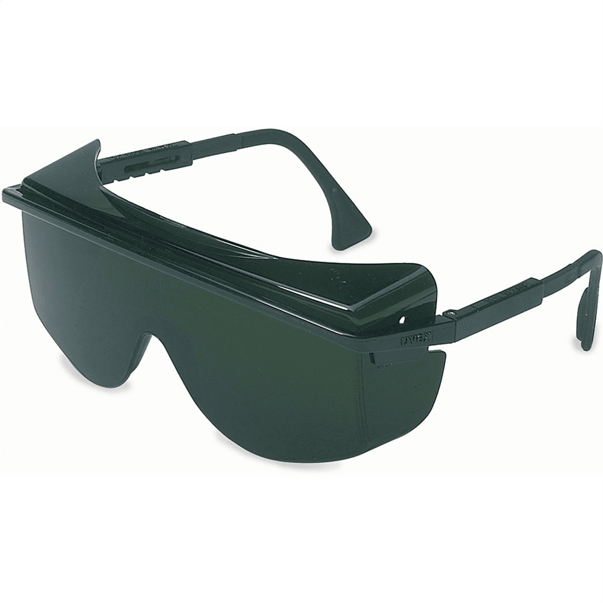 Uvex Astrospec 3001 Black Safety Glasses with Shade 5.0 Anti-Scratch/Hard Coat/Infra-dura Lens - S2509