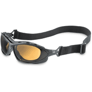 Uvex Seismic Black Safety Glasses with Brown Anti-Fog Lens - S0601X